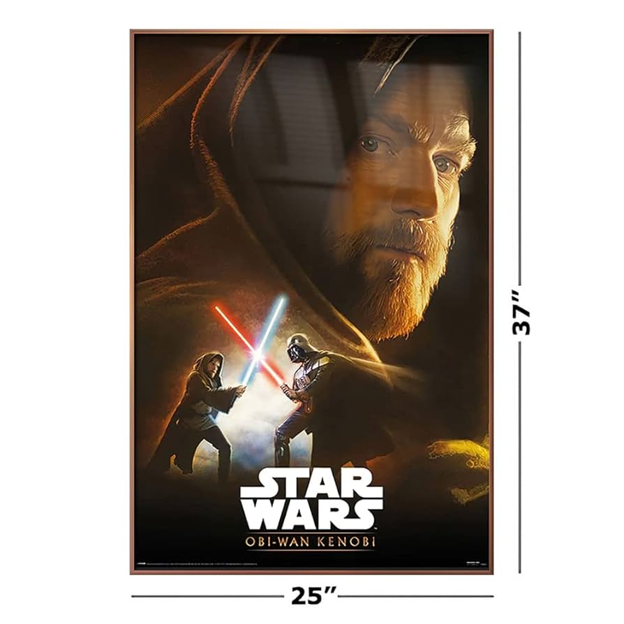 スターウォーズ　ドラマ　オビ＝ワン・ケノービ　ポスター Amazon.co.jp: スターウォーズ:オビ=ワン・ケノービ - フレーム